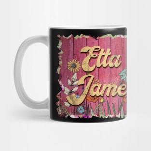 Classic James Personalized Flowers Proud Name Mug